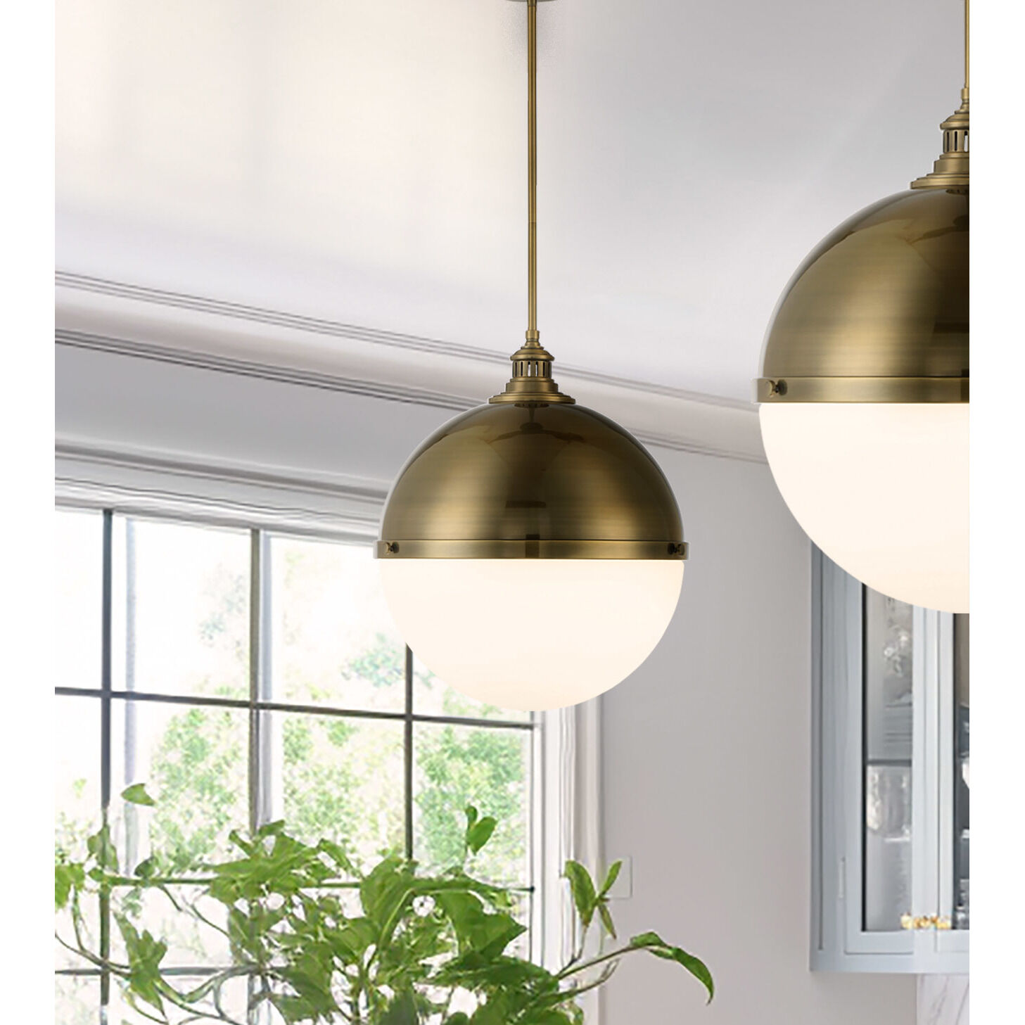 Vorey 1 Light 13 inch Oxidized Aged Brass Pendant Ceiling Light